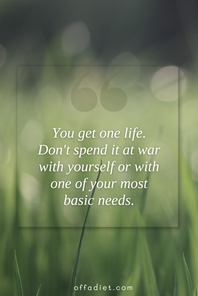 Quote - Diet-free living | offadiet.com
